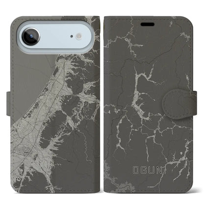 【小国（山形県）】地図柄iPhoneケース（手帳タイプ）