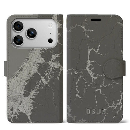 【小国（山形県）】地図柄iPhoneケース（手帳タイプ）