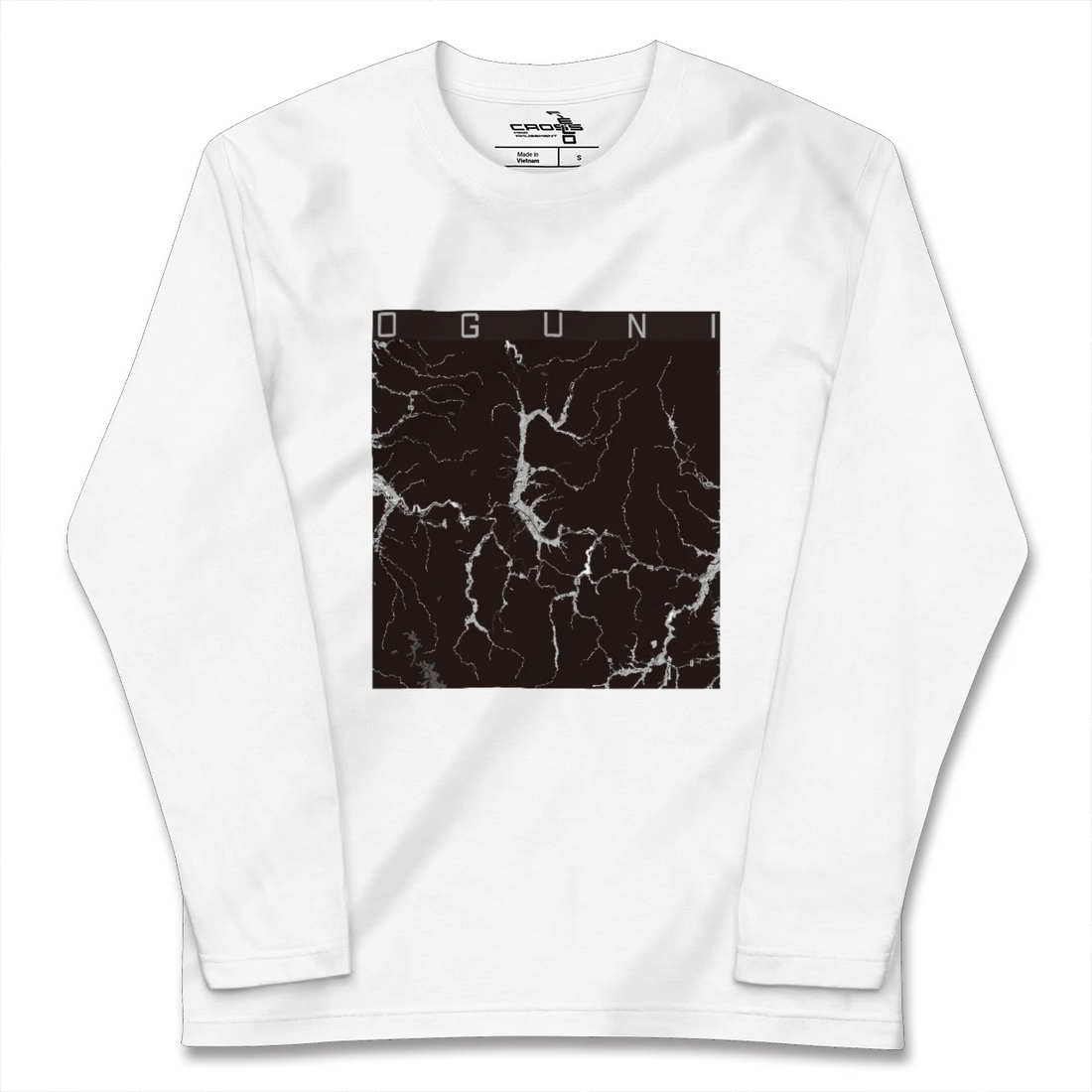 【小国(山形県)】地図柄ロングスリーブTシャツ