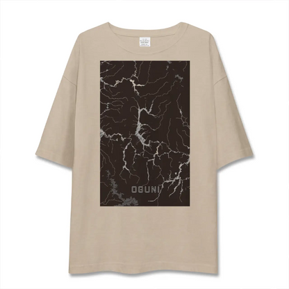 【小国（山形県）】地図柄ビッグシルエットTシャツ