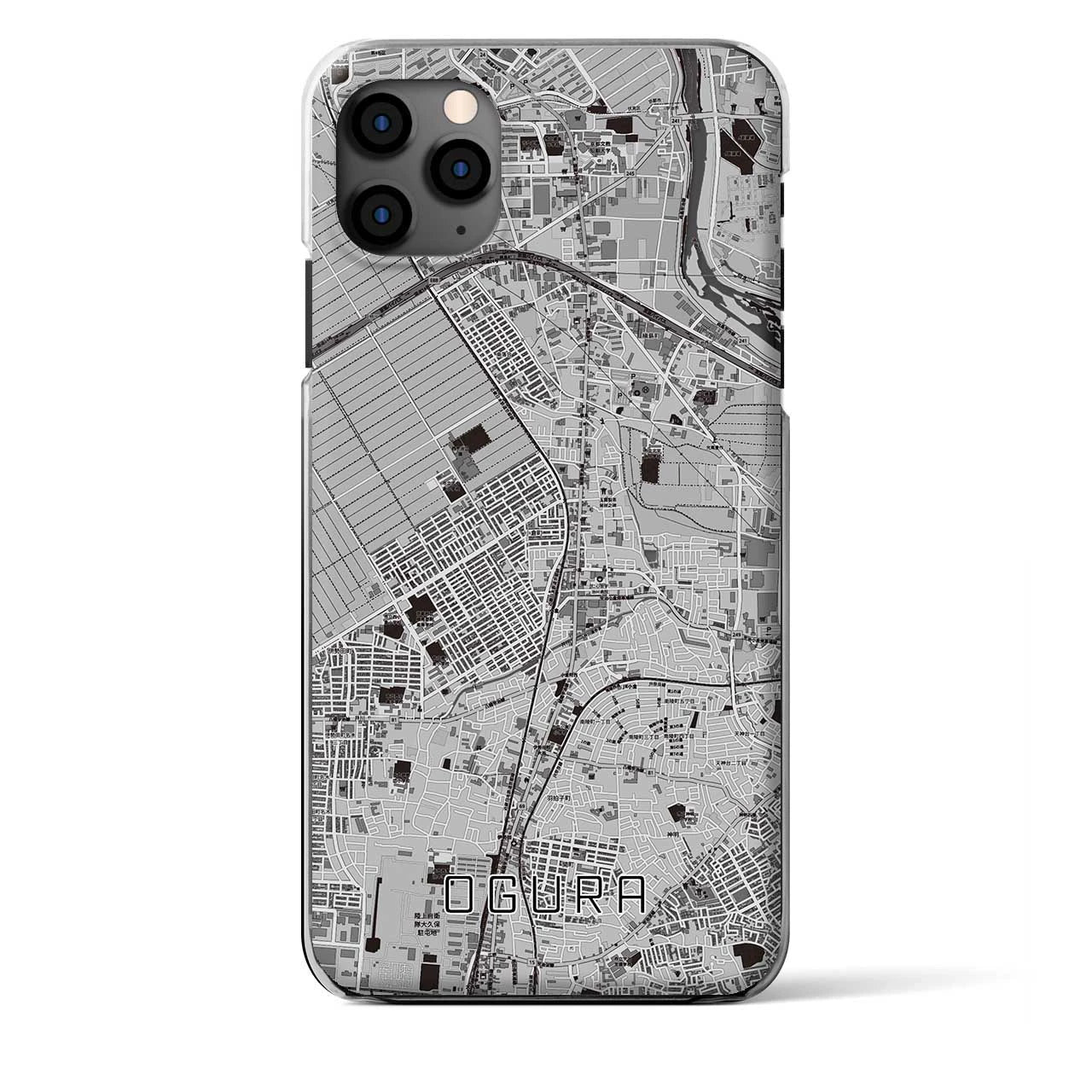 【小倉（京都府）】地図柄iPhoneケース（クリアタイプ）