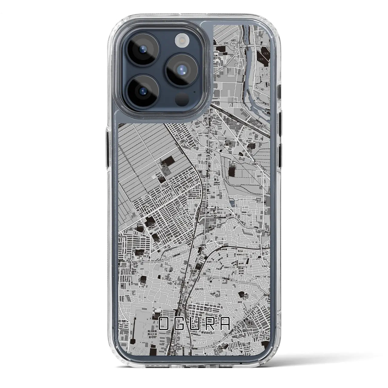 【小倉（京都府）】地図柄iPhoneケース（MagSafeタイプ）