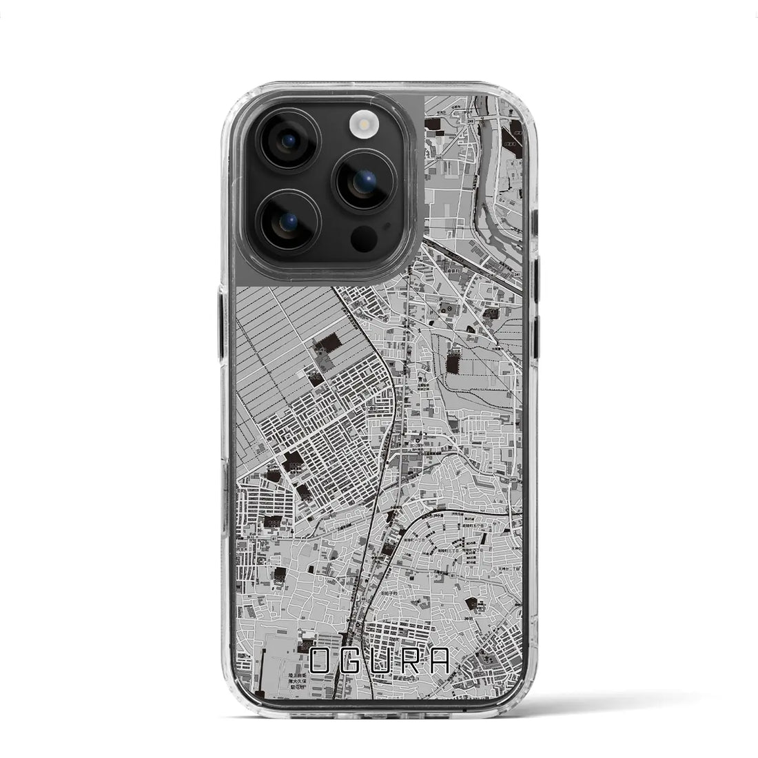 【小倉（京都府）】地図柄iPhoneケース（MagSafeタイプ）