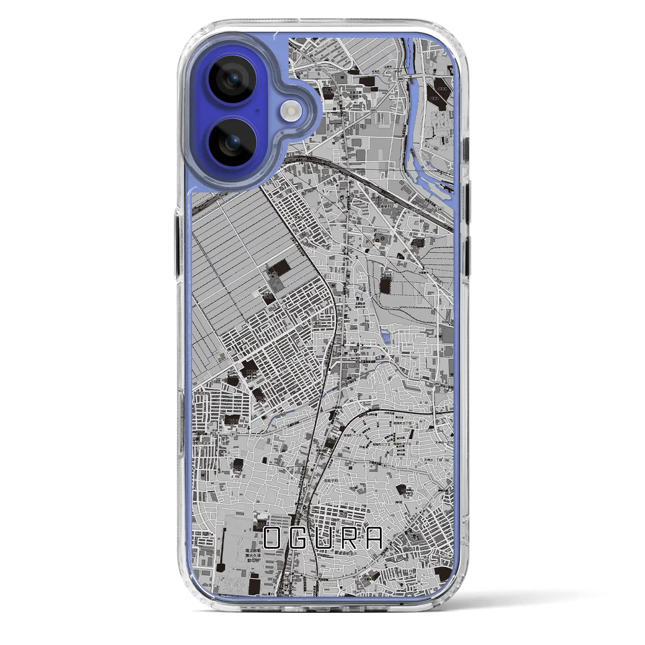 【小倉（京都府）】地図柄iPhoneケース（MagSafeタイプ）