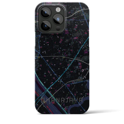 【お花茶屋（東京都）】地図柄iPhoneケース（バックカバータイプ）