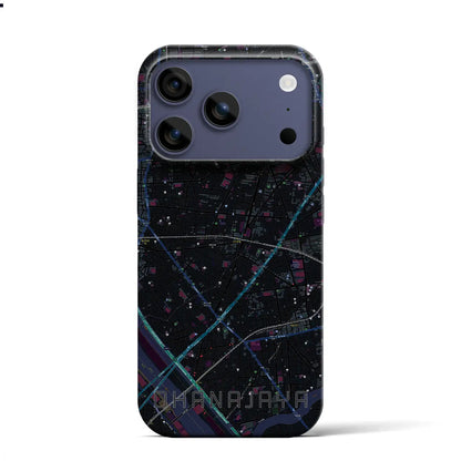 【お花茶屋（東京都）】地図柄iPhoneケース（バックカバータイプ）