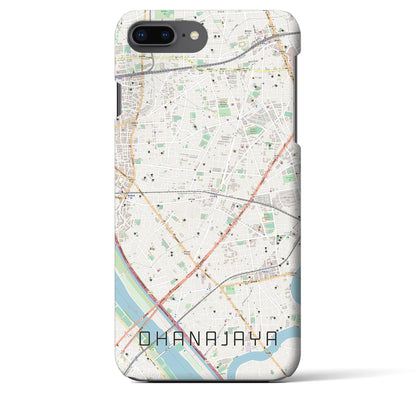 【お花茶屋（東京都）】地図柄iPhoneケース（バックカバータイプ）