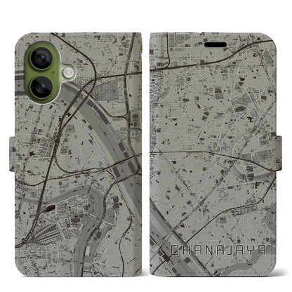 【お花茶屋（東京都）】地図柄iPhoneケース（手帳タイプ）