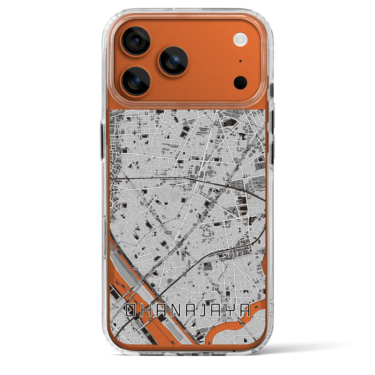 【お花茶屋（東京都）】地図柄iPhoneケース（MagSafeタイプ）