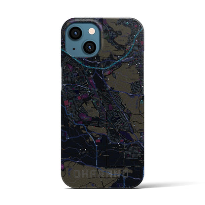 【大原野（京都府）】地図柄iPhoneケース（バックカバータイプ）