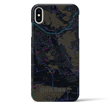 【大原野（京都府）】地図柄iPhoneケース（バックカバータイプ）