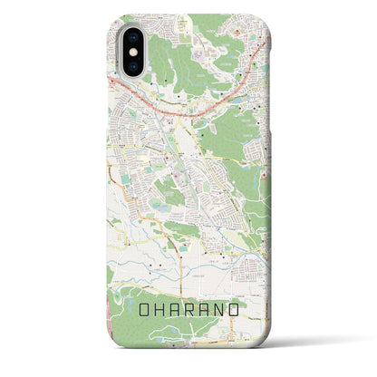 【大原野（京都府）】地図柄iPhoneケース（バックカバータイプ）