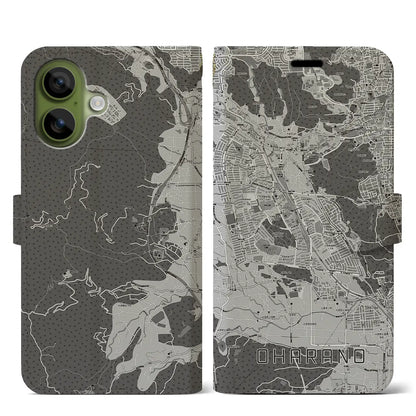 【大原野（京都府）】地図柄iPhoneケース（手帳タイプ）