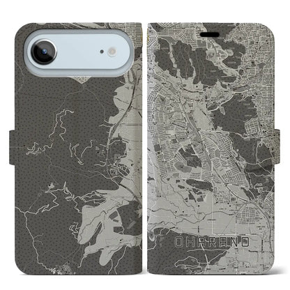 【大原野（京都府）】地図柄iPhoneケース（手帳タイプ）