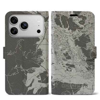 【大原野（京都府）】地図柄iPhoneケース（手帳タイプ）