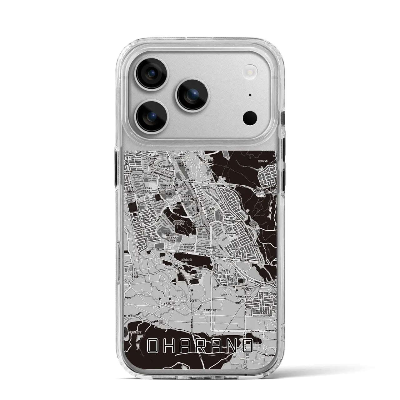 【大原野（京都府）】地図柄iPhoneケース（MagSafeタイプ）