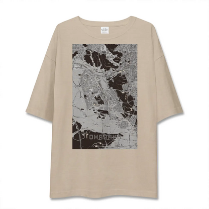 【大原野（京都府）】地図柄ビッグシルエットTシャツ