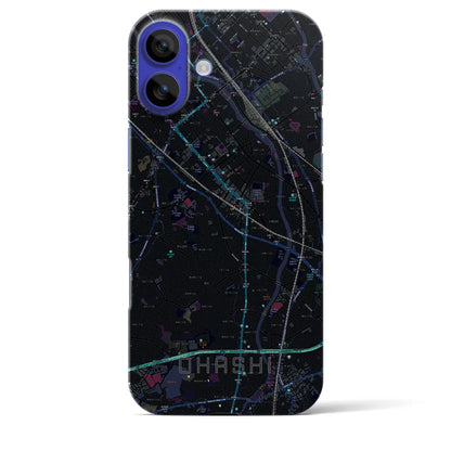 【大橋（福岡県）】地図柄iPhoneケース（バックカバータイプ）