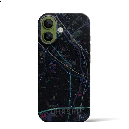 【大橋（福岡県）】地図柄iPhoneケース（バックカバータイプ）