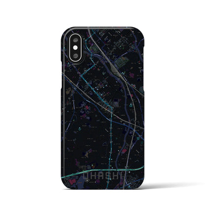 【大橋（福岡県）】地図柄iPhoneケース（バックカバータイプ）