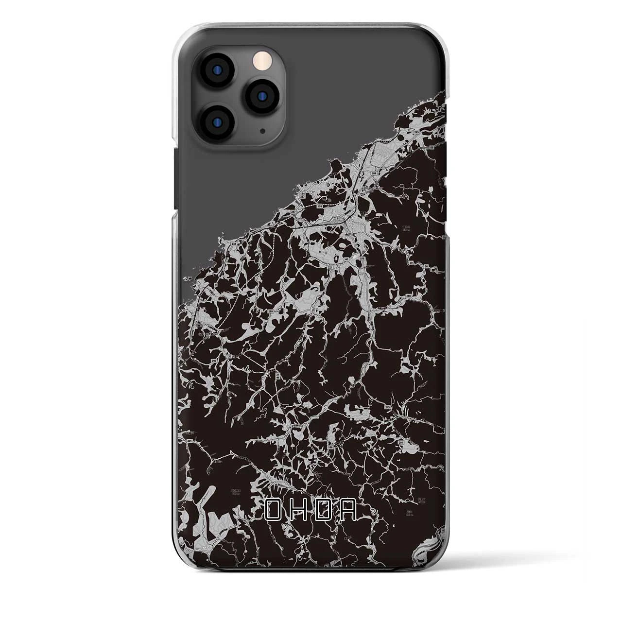 【大田（島根県）】地図柄iPhoneケース（クリアタイプ）