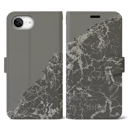 【大田（島根県）】地図柄iPhoneケース（手帳タイプ）