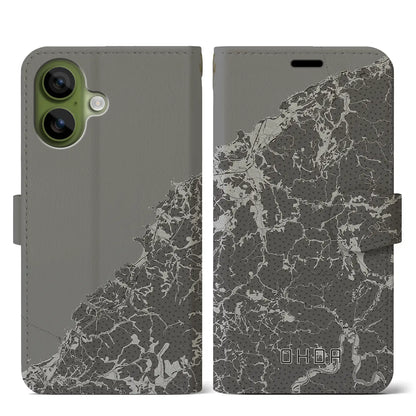 【大田（島根県）】地図柄iPhoneケース（手帳タイプ）