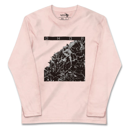 【大田（島根県）】地図柄ロングスリーブTシャツ