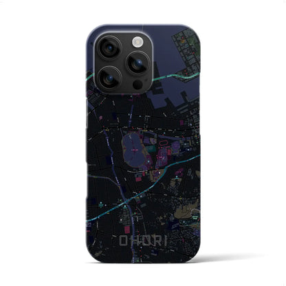 【大濠（福岡県）】地図柄iPhoneケース（バックカバータイプ）