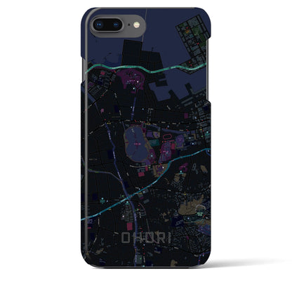 【大濠（福岡県）】地図柄iPhoneケース（バックカバータイプ）