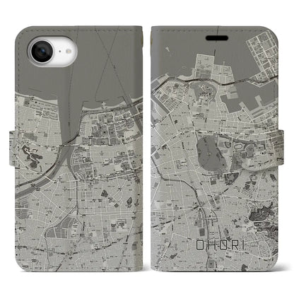 【大濠（福岡県）】地図柄iPhoneケース（手帳タイプ）