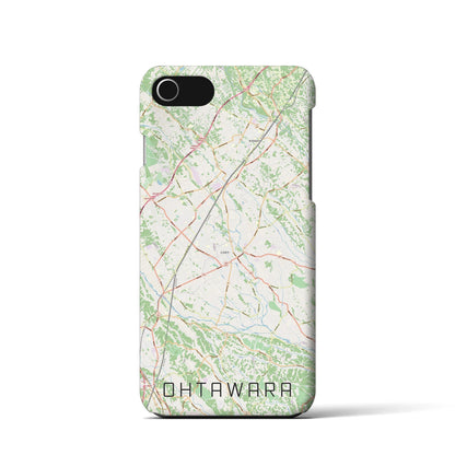 【大田原（栃木県）】地図柄iPhoneケース（バックカバータイプ）