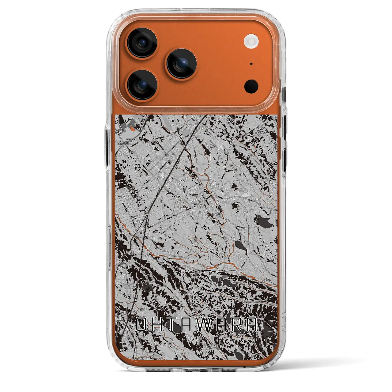 【大田原（栃木県）】地図柄iPhoneケース（MagSafeタイプ）