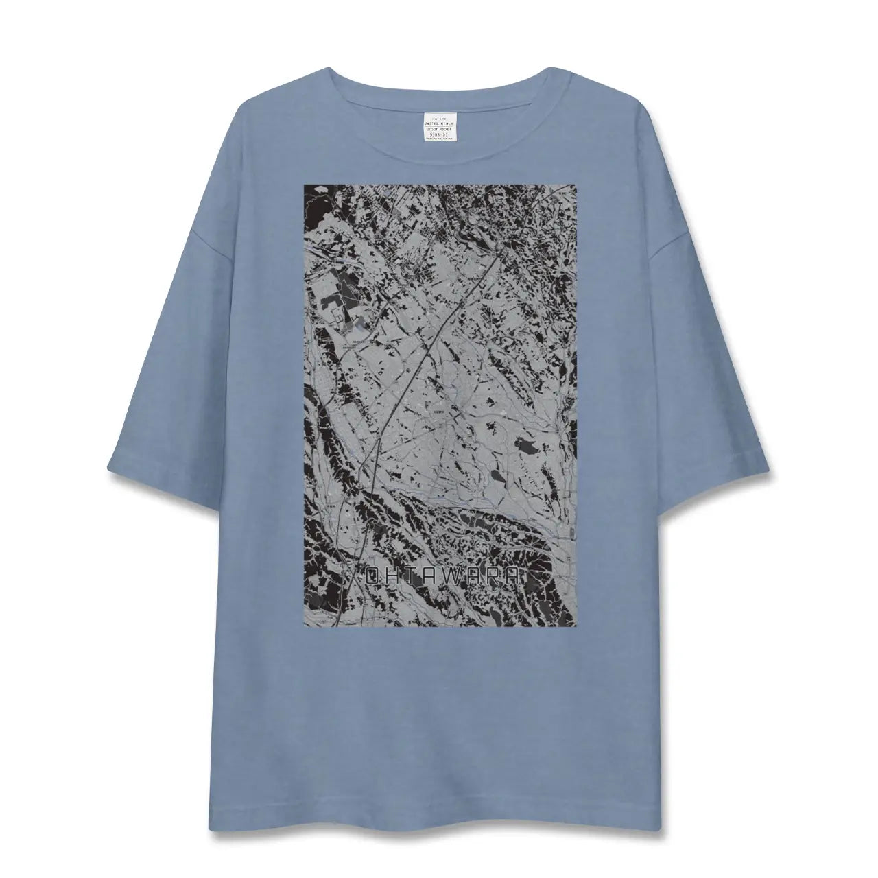 【大田原（栃木県）】地図柄ビッグシルエットTシャツ