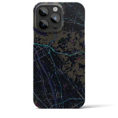 【大井（神奈川県）】地図柄iPhoneケース（バックカバータイプ）