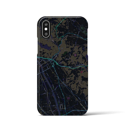 【大井（神奈川県）】地図柄iPhoneケース（バックカバータイプ）