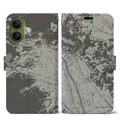 【大井（神奈川県）】地図柄iPhoneケース（手帳タイプ）