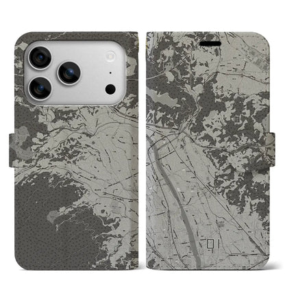 【大井（神奈川県）】地図柄iPhoneケース（手帳タイプ）