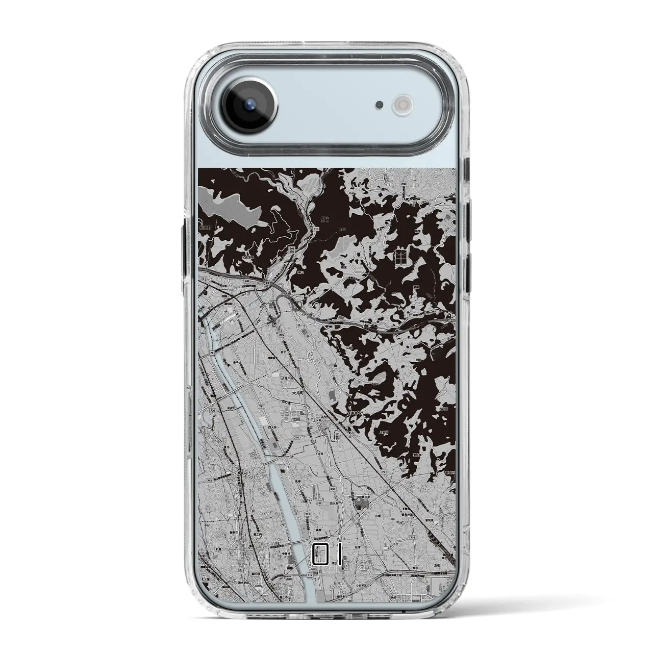 【大井（神奈川県）】地図柄iPhoneケース（MagSafeタイプ）