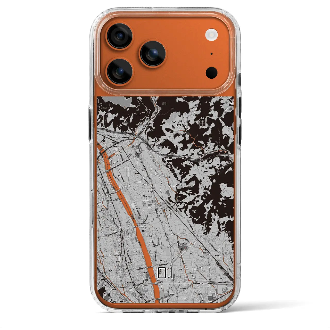 【大井（神奈川県）】地図柄iPhoneケース（MagSafeタイプ）