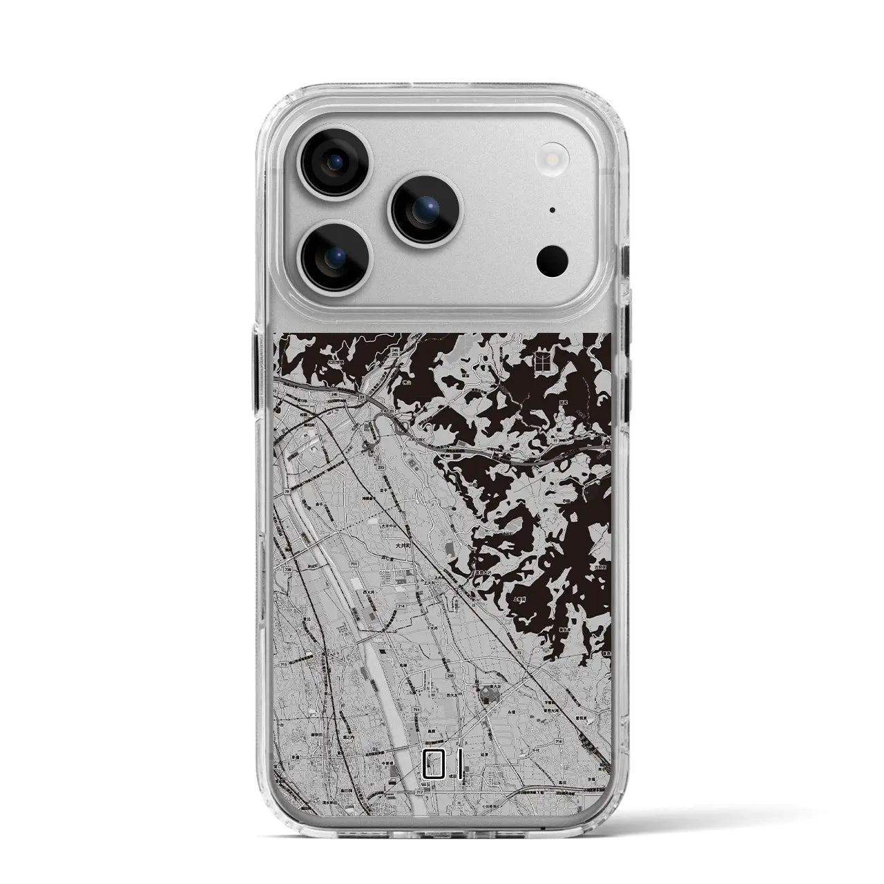 【大井（神奈川県）】地図柄iPhoneケース（MagSafeタイプ）