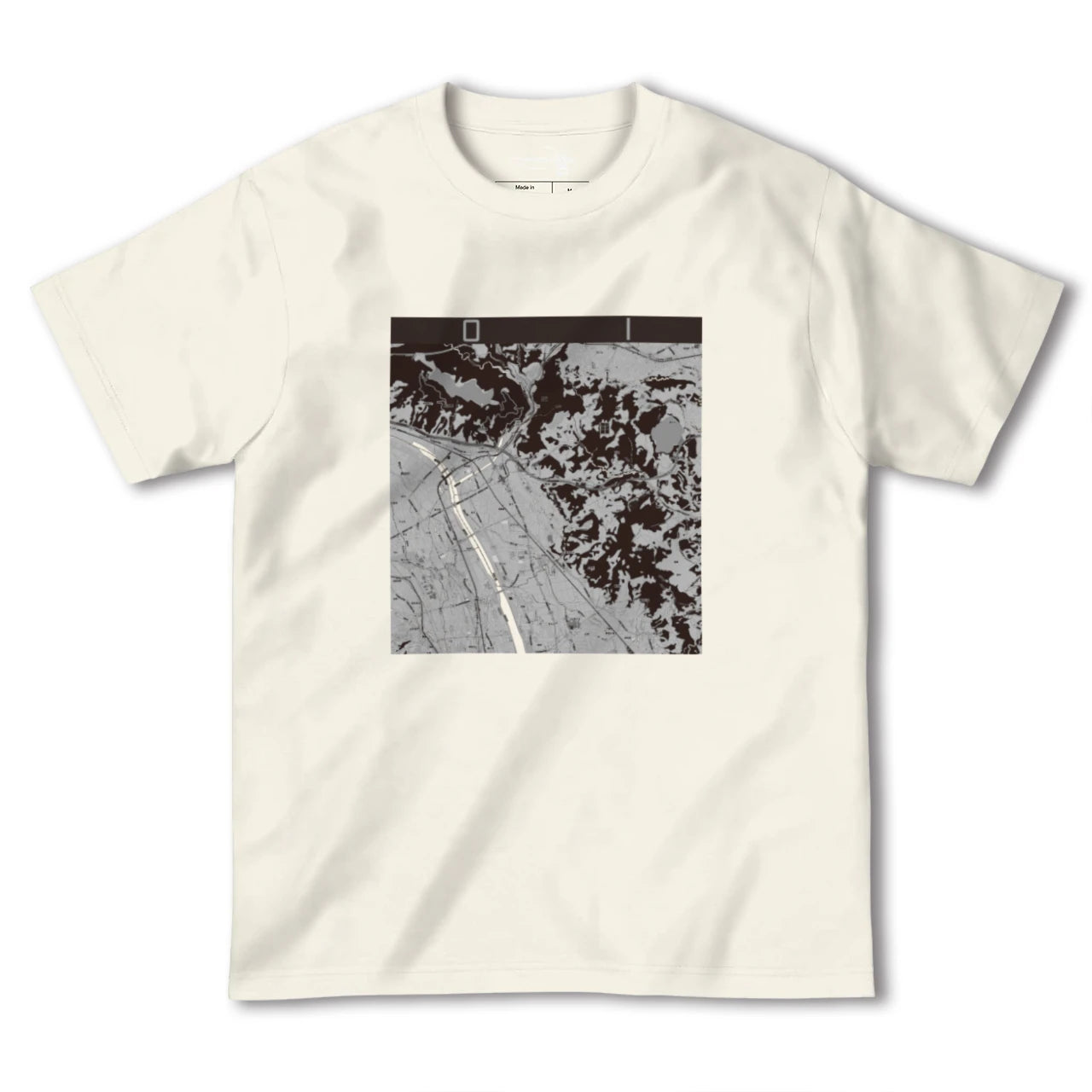 【大井（神奈川県）】地図柄ヘビーウェイトTシャツ