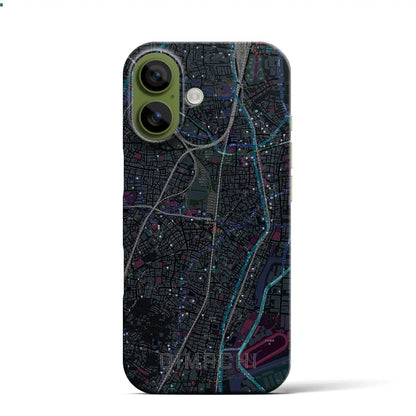 【大井町（東京都）】地図柄iPhoneケース（バックカバータイプ）