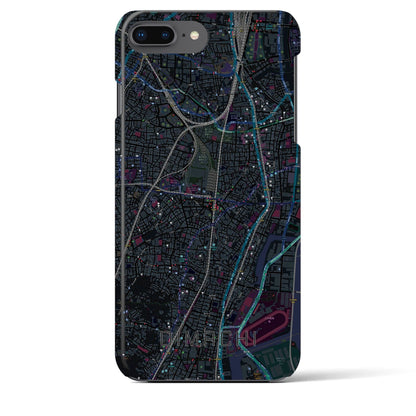 【大井町（東京都）】地図柄iPhoneケース（バックカバータイプ）