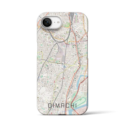 【大井町（東京都）】地図柄iPhoneケース（バックカバータイプ）