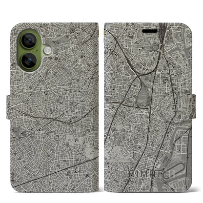 【大井町（東京都）】地図柄iPhoneケース（手帳タイプ）