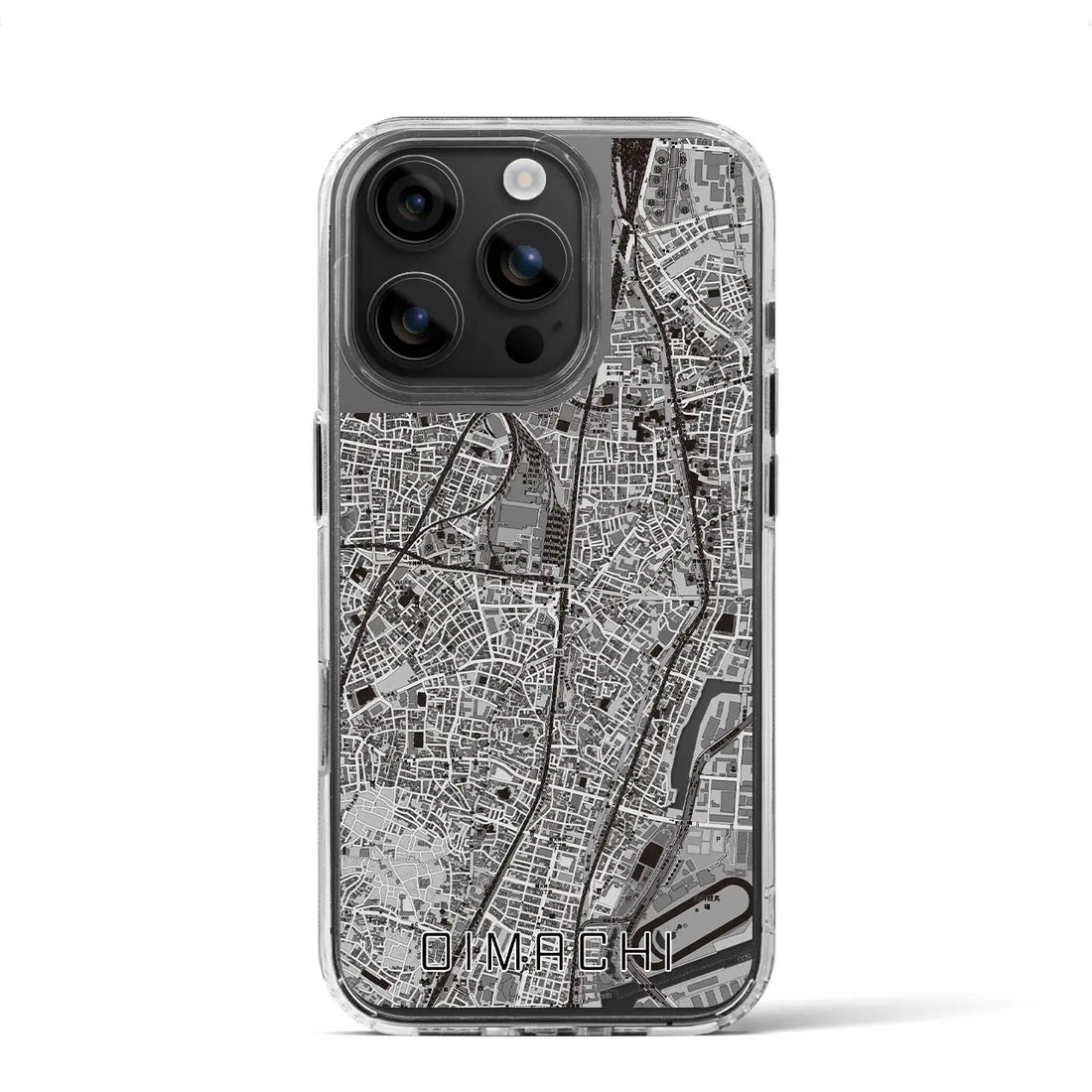 【大井町（東京都）】地図柄iPhoneケース（MagSafeタイプ）