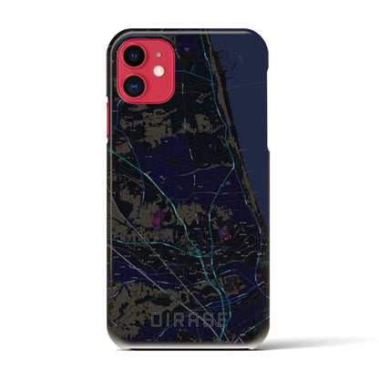 【おいらせ（青森県）】地図柄iPhoneケース（バックカバータイプ）