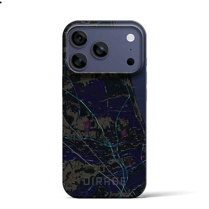 【おいらせ（青森県）】地図柄iPhoneケース（バックカバータイプ）