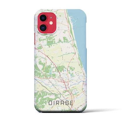 【おいらせ（青森県）】地図柄iPhoneケース（バックカバータイプ）